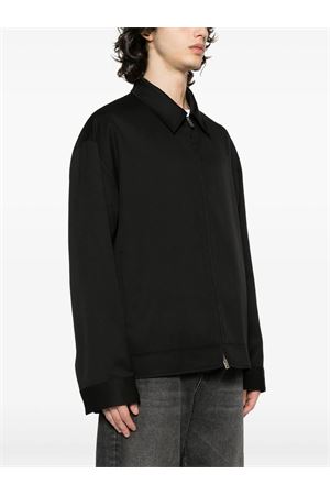 Black virgin wool shirt jacket GOLDEN GOOSE | GMP01880P00096590100